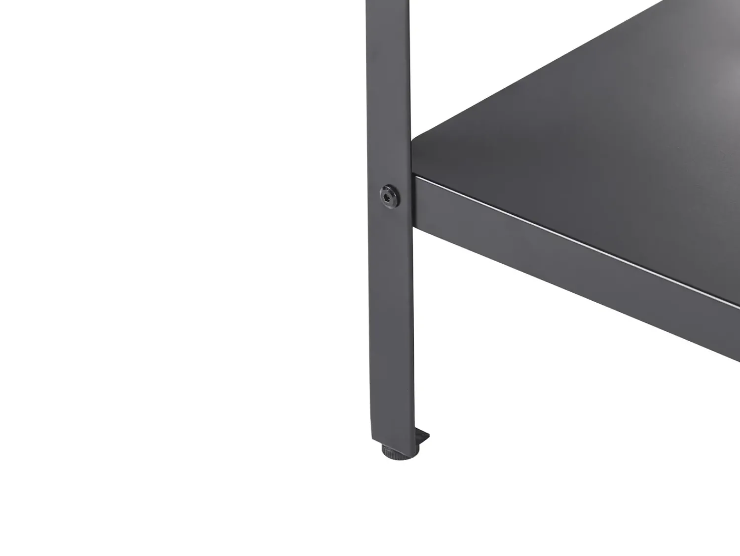 Discount Beliani Set cucina da esterno 2 elementi con lavello VILAMA Metallo Nero Argento Nero