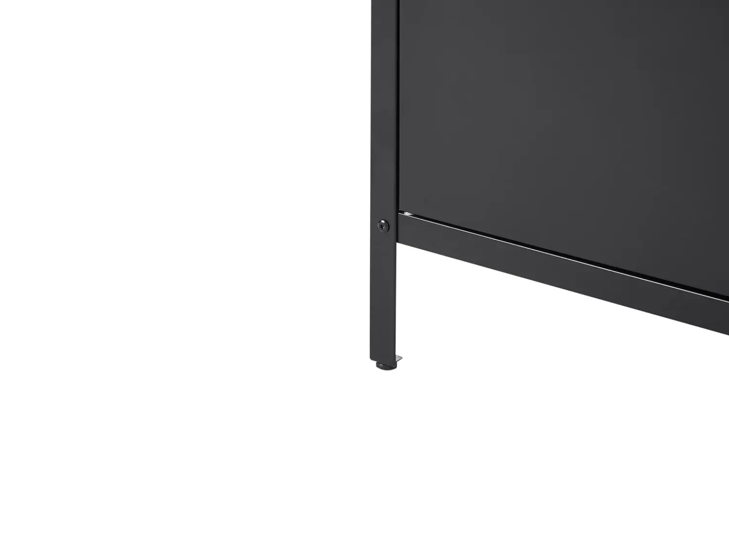 Discount Beliani Set cucina da esterno 2 elementi con lavello VILAMA Metallo Nero Argento Nero