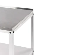 Discount Beliani Set cucina da esterno elementi con lavello VILAMA Bianco Bianco Argento