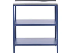 Online Beliani Set cucina da esterno elementi con lavello VILAMA Metallo Blu Blu Argento