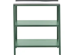 Online Beliani Set cucina da esterno elementi con lavello VILAMA Metallo Verde Verde Argento