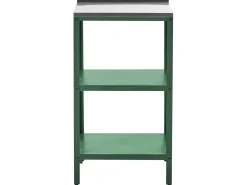Online Beliani Set cucina da esterno elementi con lavello VILAMA Metallo Verde Verde Argento