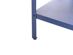 Clearance Beliani Set cucina da esterno 3 elementi con lavello VILAMA Metallo Blu Blu Argento