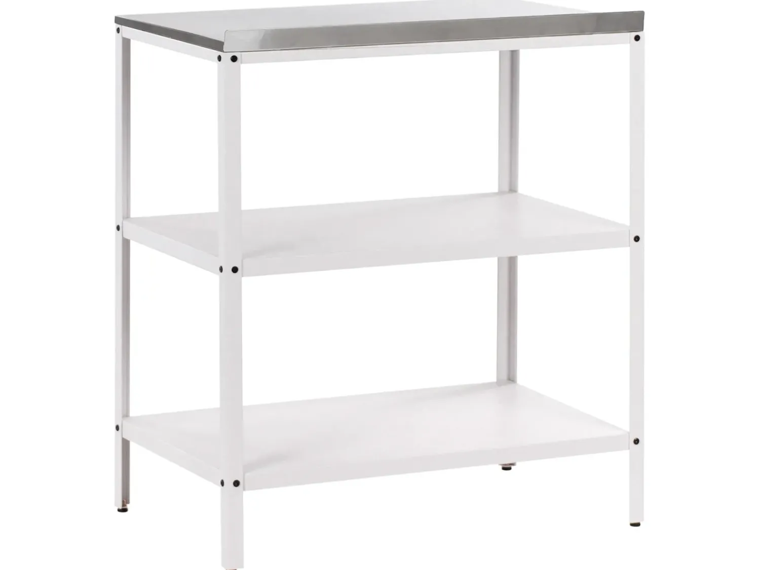 Sale Beliani Set cucina da esterno 4 elementi con lavello VILAMA Metallo Bianco Bianco Argento
