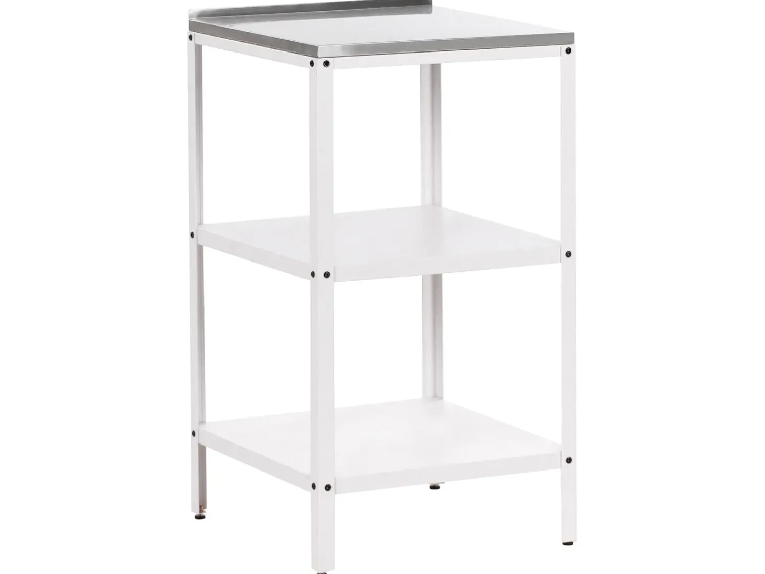 Sale Beliani Set cucina da esterno 4 elementi con lavello VILAMA Metallo Bianco Bianco Argento