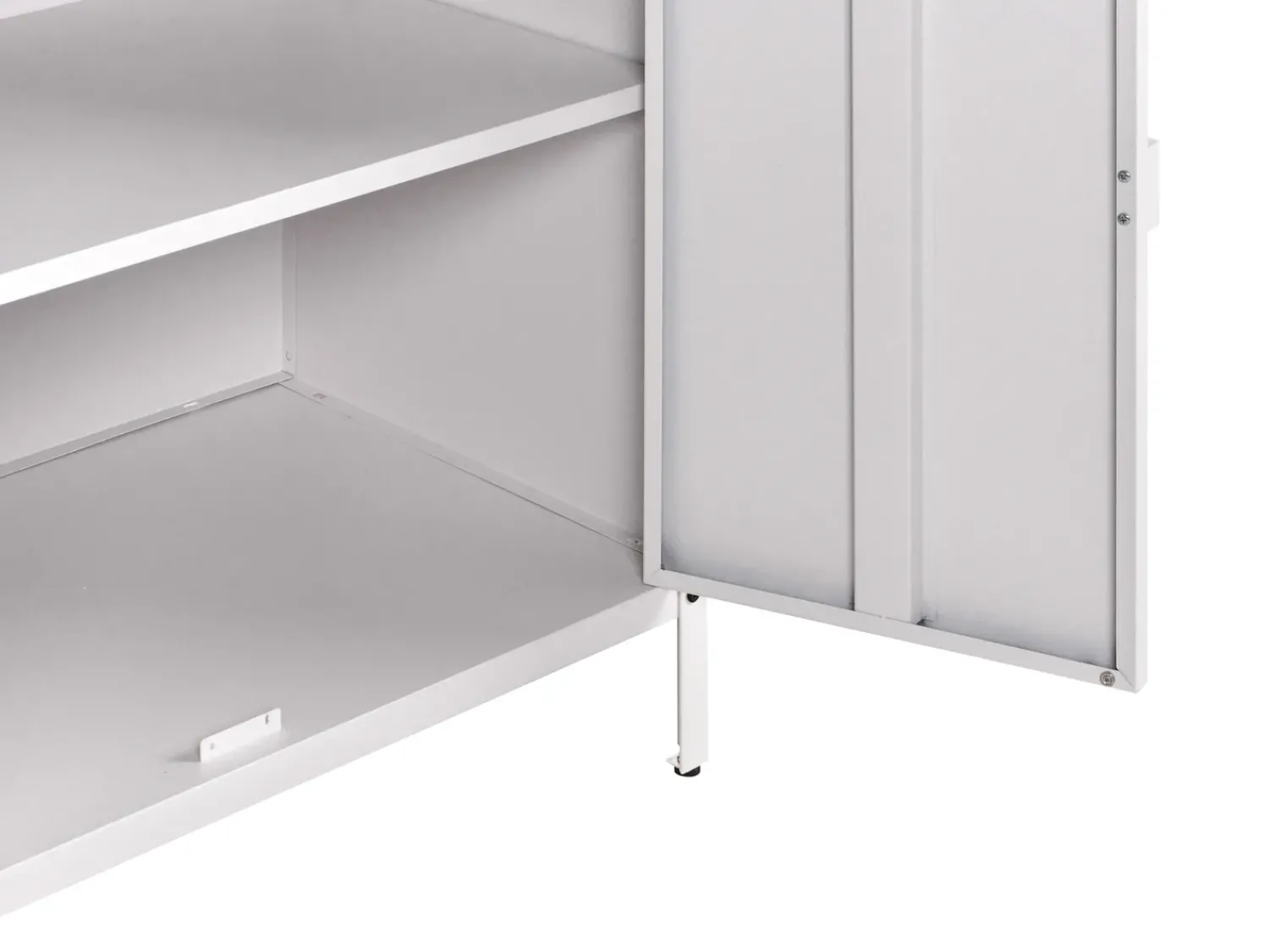 Sale Beliani Set cucina da esterno 4 elementi con lavello VILAMA Metallo Bianco Bianco Argento