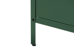 New Beliani Set cucina da esterno 4 elementi con lavello VILAMA Metallo Verde Verde Argento