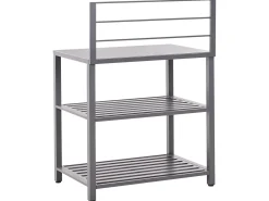 Discount Beliani Set cucina da esterno 4 elementi con lavello VIGGIANO Metallo Grigio