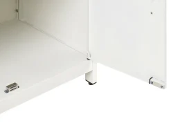 Sale Beliani Set cucina da esterno 3 elementi con lavello ORTISEI Metallo Bianco Bianco Marrone