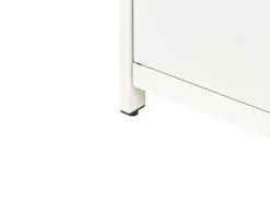 Sale Beliani Set cucina da esterno 3 elementi con lavello ORTISEI Metallo Bianco Bianco Marrone