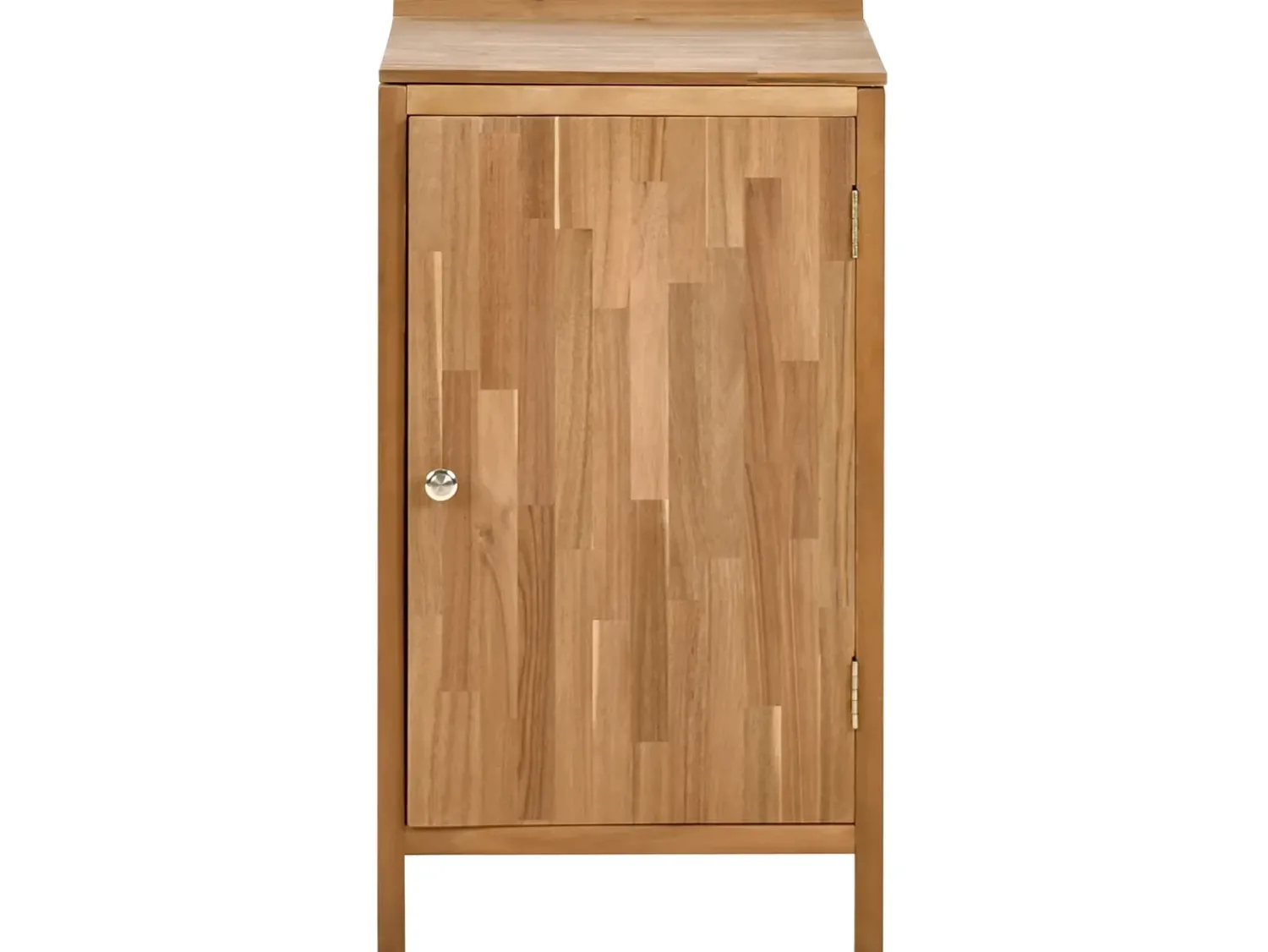 Hot Beliani VENOSA Legno d'acacia Marrone/Nero Marrone Argento Nero