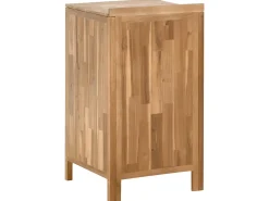 Hot Beliani Set cucina da esterno 3 elementi con lavello VENOSA Legno d'acacia Marrone/Argento Marrone Argento