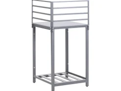 Best Beliani Set cucina da esterno 4 elementi con lavello MIRADOR Rattan sintetico (PE) Grigio Beige Grigio
