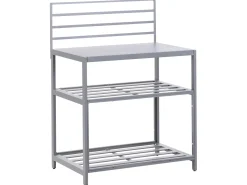 Best Beliani Set cucina da esterno 4 elementi con lavello MIRADOR Rattan sintetico (PE) Grigio Beige Grigio