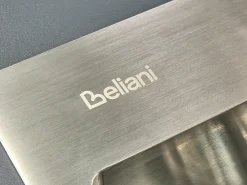 New Beliani BRUCOLI Legno d'acacia Marrone/Argento Marrone Argento Grigio