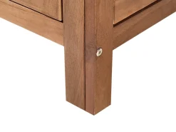 New Beliani BRUCOLI Legno d'acacia Marrone/Argento Marrone Argento Grigio