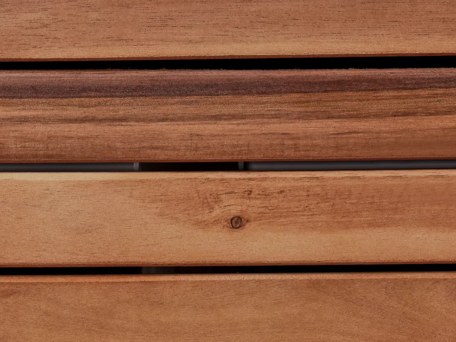 New Beliani BRUCOLI Legno d'acacia Marrone/Argento Marrone Argento Grigio