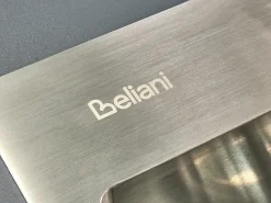 Clearance Beliani BRUCOLI Legno d'acacia Marrone/Nero Marrone Argento Grigio Nero