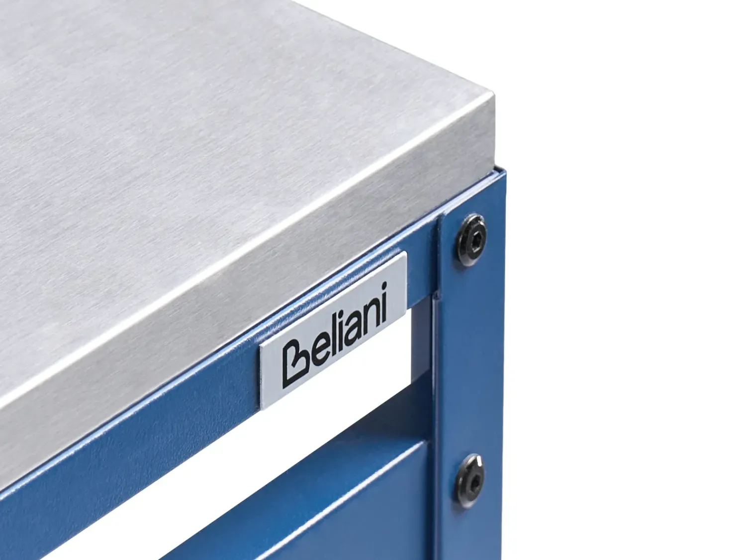 Clearance Beliani MAENZA Metallo Blu Blu Argento