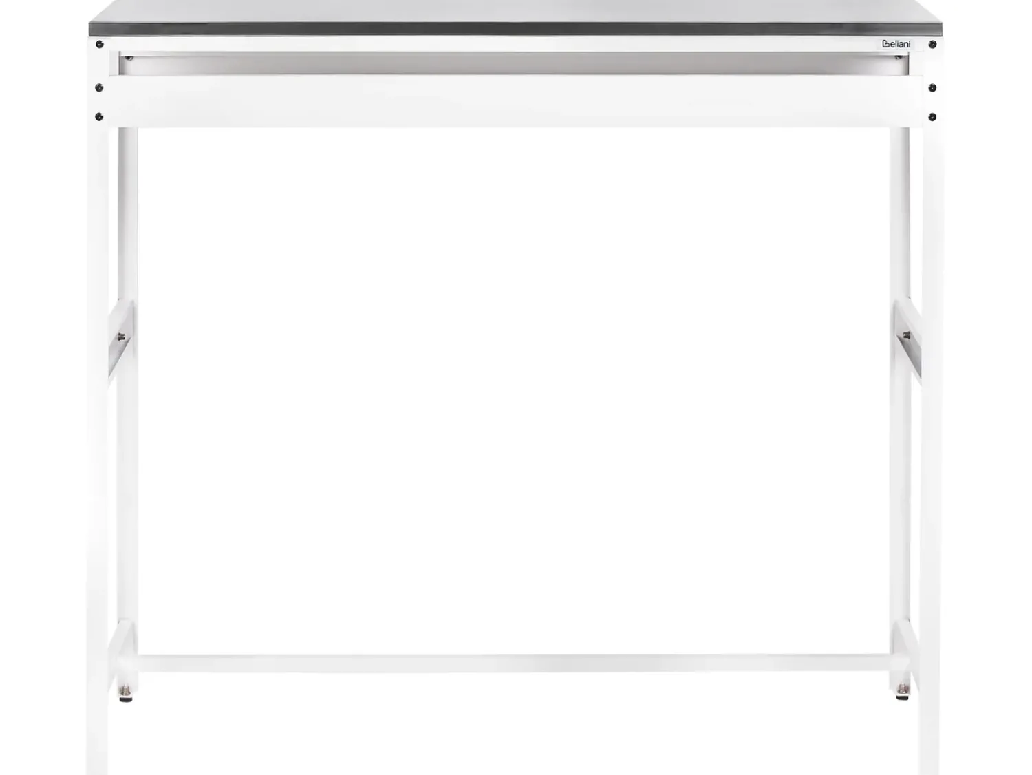 Outlet Beliani MAENZA Metallo Bianco Bianco Nero
