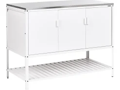 Best Beliani MAENZA Metallo Bianco Bianco Nero