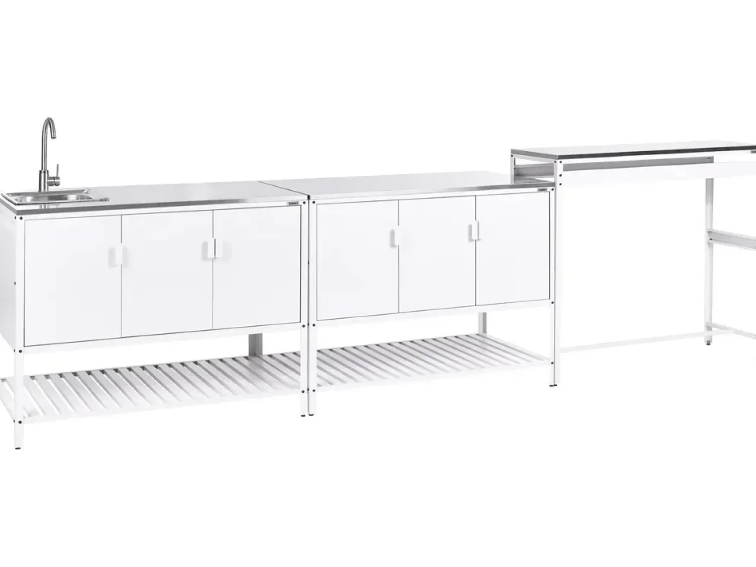 Best Beliani MAENZA Metallo Bianco Bianco Nero