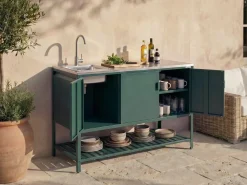 Sale Beliani MAENZA Metallo Verde Nero Verde