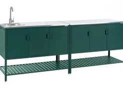 Sale Beliani MAENZA Metallo Verde Nero Verde