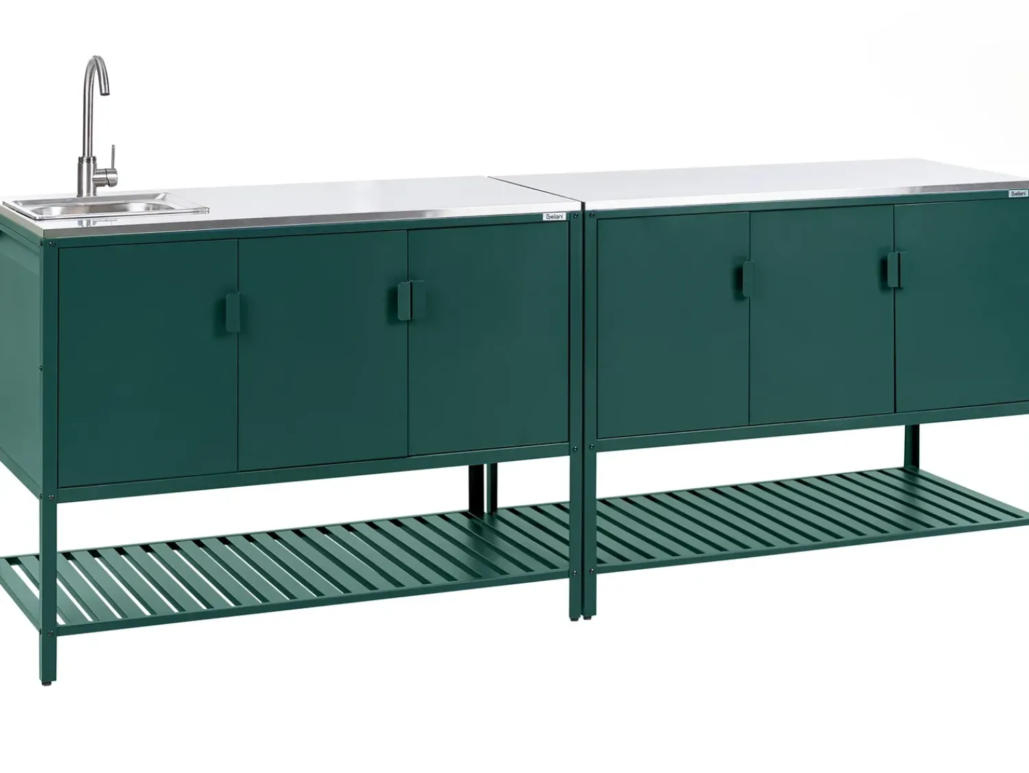 Sale Beliani MAENZA Metallo Verde Nero Verde