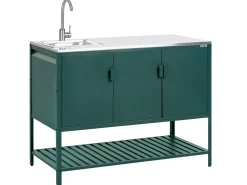 Sale Beliani MAENZA Metallo Verde Nero Verde