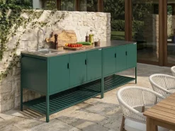 Sale Beliani MAENZA Metallo Verde Nero Verde