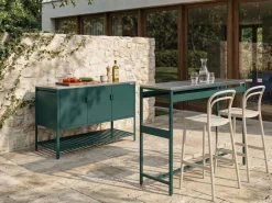Hot Beliani MAENZA Metallo Verde Nero Verde