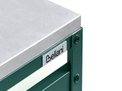 Outlet Beliani MAENZA Metallo Verde Nero Verde