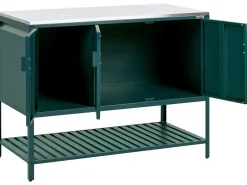 Outlet Beliani MAENZA Metallo Verde Nero Verde