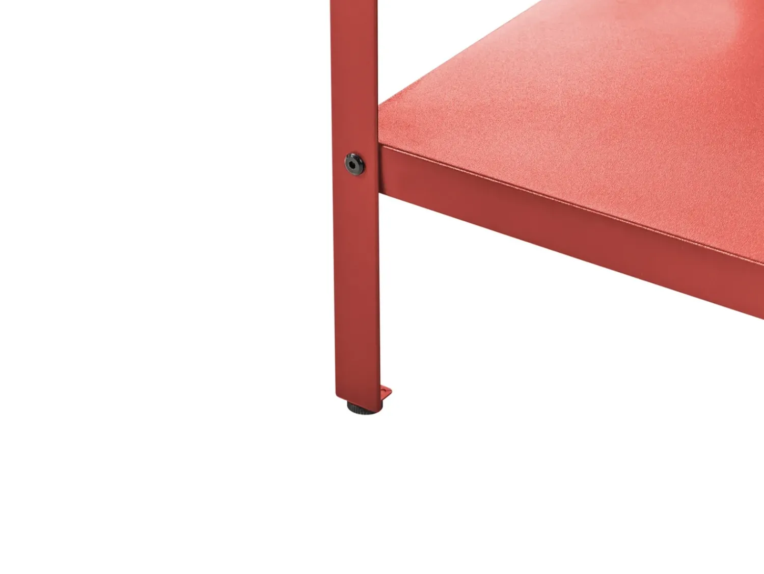 Sale Beliani Set cucina da esterno 4 elementi con lavello VILAMA Metallo Rosso Argento Rosso