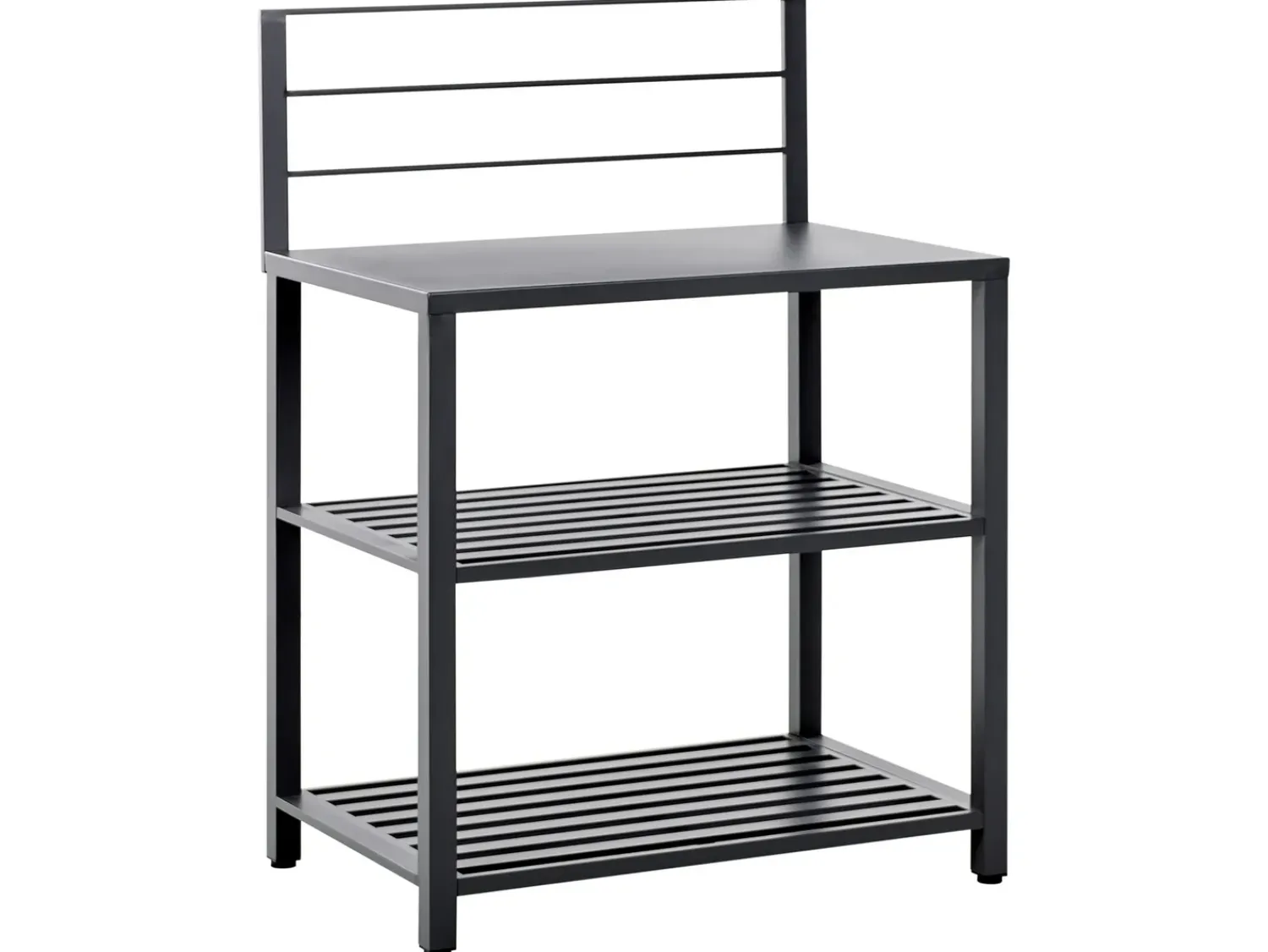 Hot Beliani Set cucina da esterno 4 elementi con lavello VIGGIANO Metallo Grigio grafite Argento Grigio Nero