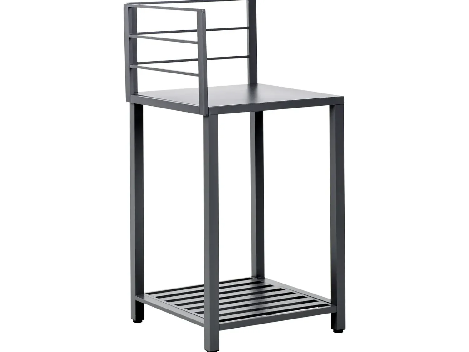 Hot Beliani Set cucina da esterno 4 elementi con lavello VIGGIANO Metallo Grigio grafite Argento Grigio Nero