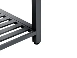 Hot Beliani Set cucina da esterno 4 elementi con lavello VIGGIANO Metallo Grigio grafite Argento Grigio Nero