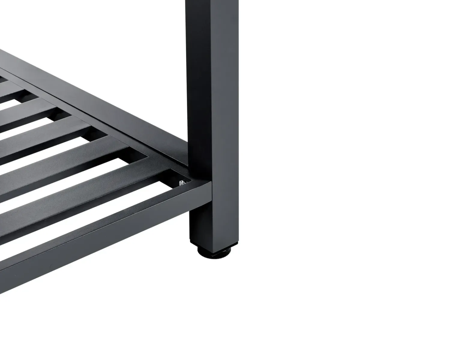 Hot Beliani Set cucina da esterno 4 elementi con lavello VIGGIANO Metallo Grigio grafite Argento Grigio Nero