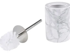 Online Beliani Set da 4 accessori per il bagno ARAUCO Ceramica Marmo Bianco