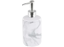 Online Beliani Set da 4 accessori per il bagno ARAUCO Ceramica Marmo Bianco