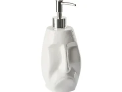 Beliani Set da 4 accessori per il bagno BARINAS Ceramica Bianco