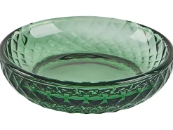 Discount Beliani Set da 4 accessori per il bagno CANOA Vetro Verde Verde Argento