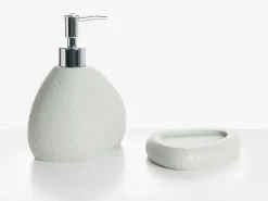 Discount Beliani Set da 5 accessori per il bagno COATA chiaro Grigio