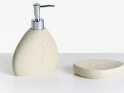 Discount Beliani Set da 5 accessori per il bagno COATA chiaro Beige