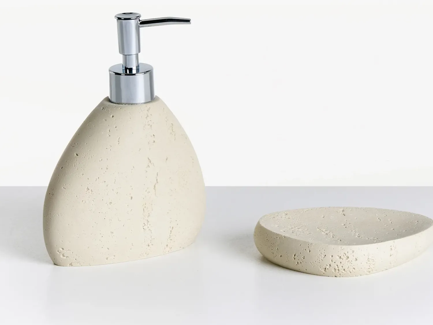 Discount Beliani Set da 5 accessori per il bagno COATA chiaro Beige