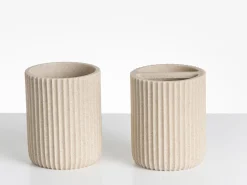 Online Beliani Set da 5 accessori per il bagno CAMANA Beige chiaro Beige Argento