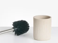 Online Beliani Set da 5 accessori per il bagno CAMANA Beige chiaro Beige Argento