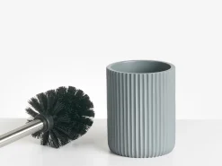 New Beliani Set da 5 accessori per il bagno CAMANA Grigio chiaro Argento Grigio