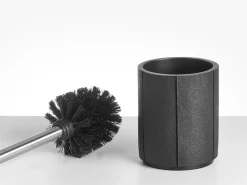 Best Beliani Set da 5 accessori per il bagno HUALLAGA Nero Argento Nero